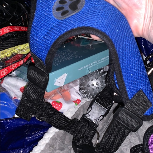New Paw Harness 2 med blue/purple & small green - Picture 5 of 5